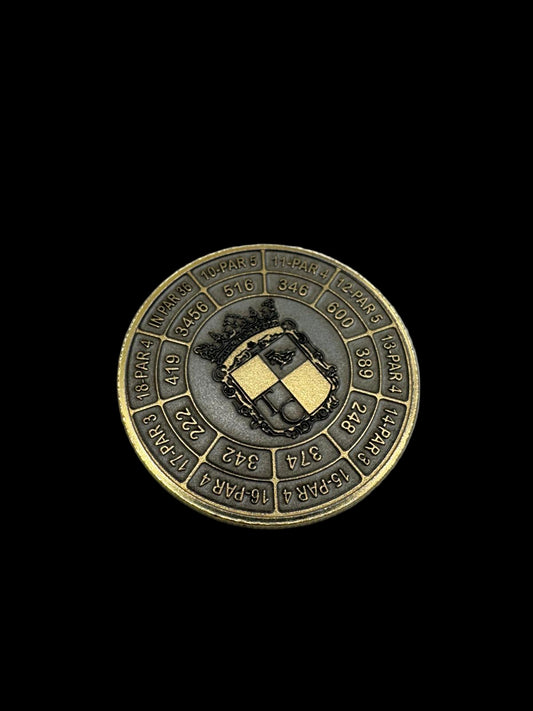 Custom Golf Course Coin