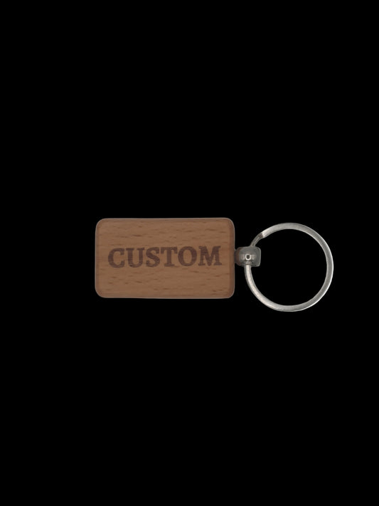 Custom Wooden Keychain