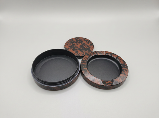 Red Tiger TYN| Dual Compartment EDC Pocket Tin | Premium Metal Storage