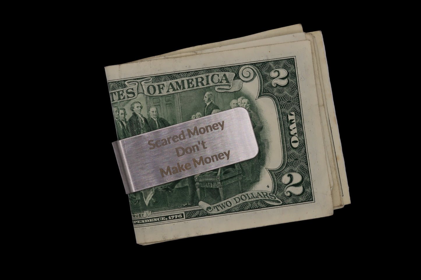 Stainless Steel Money Clip – Blank, Pre-Engraved, or Custom Personalized