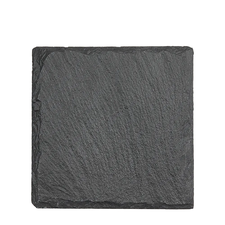 Custom Laser-Engraved Slate Coaster