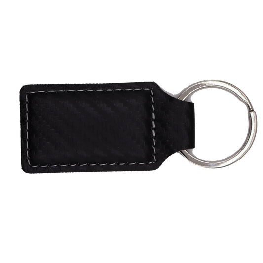 Black Carbon Fiber Keychain