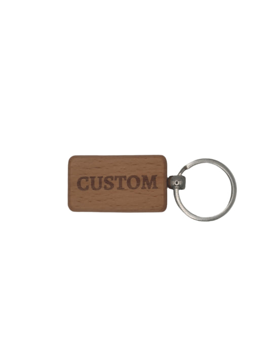 Custom Wooden Keychain