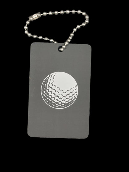 Golf Bag Tag (Cracked Pattern)
