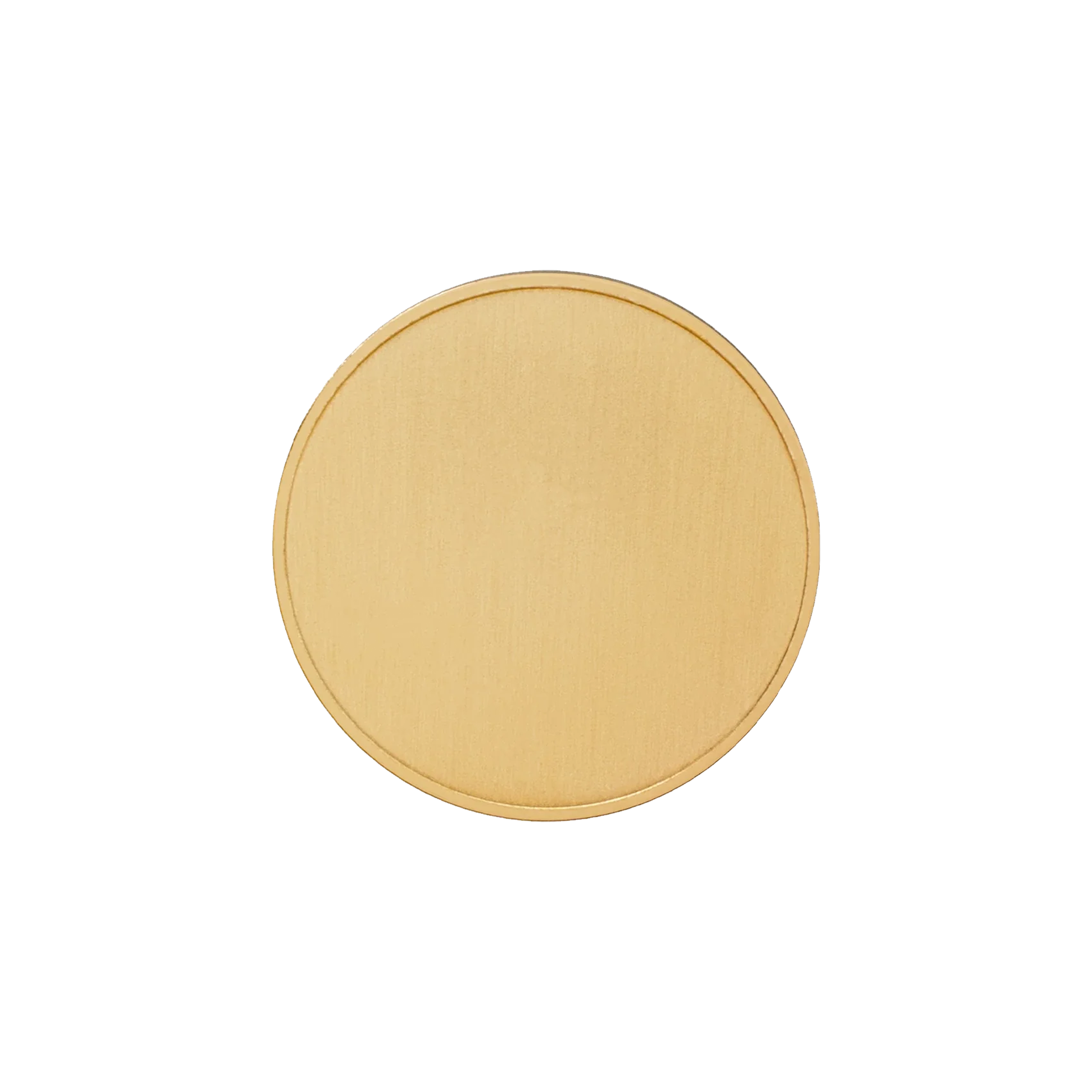 Custom Brass Coin – 1.6" Diameter, 4mm Thick