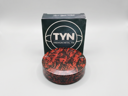 Red Tiger TYN| Dual Compartment EDC Pocket Tin | Premium Metal Storage