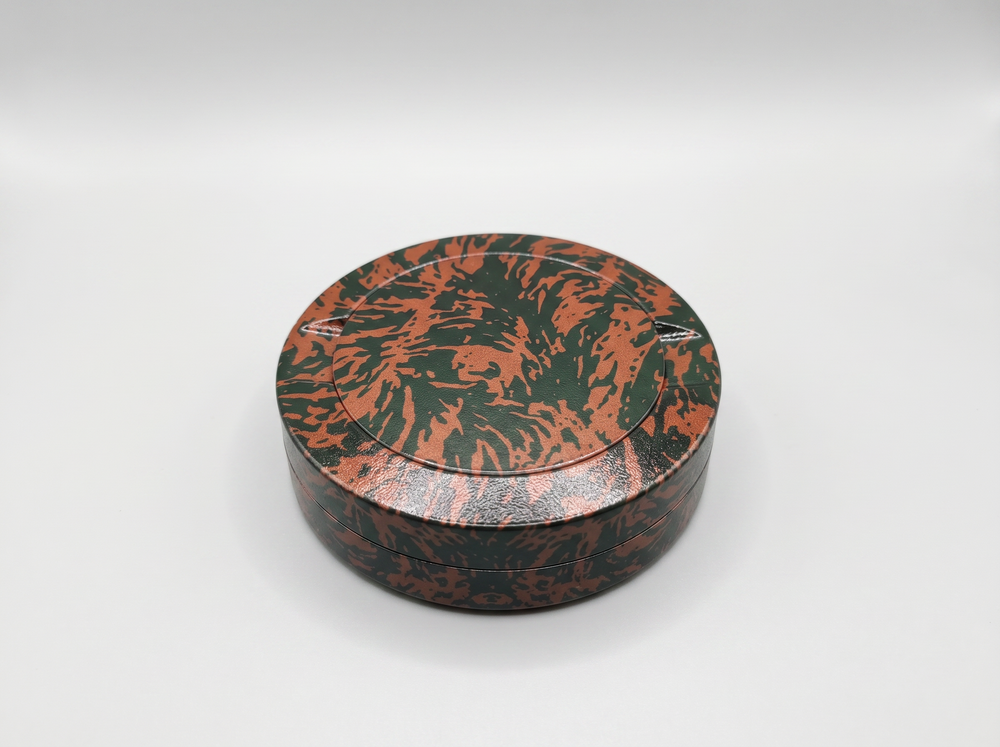 Red Tiger TYN| Dual Compartment EDC Pocket Tin | Premium Metal Storage
