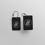 Acrylic Golf Bag Tags - Black & White