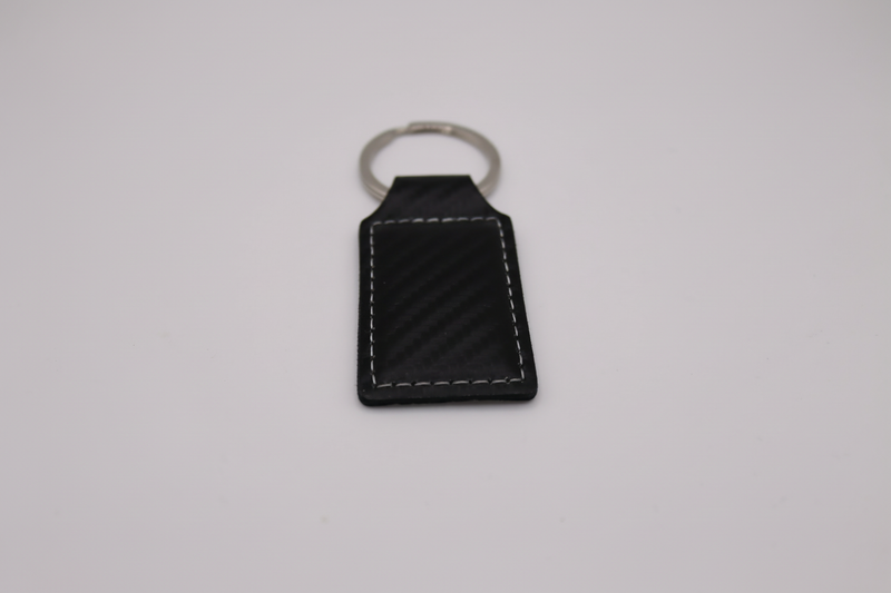 Black Carbon Fiber Keychain