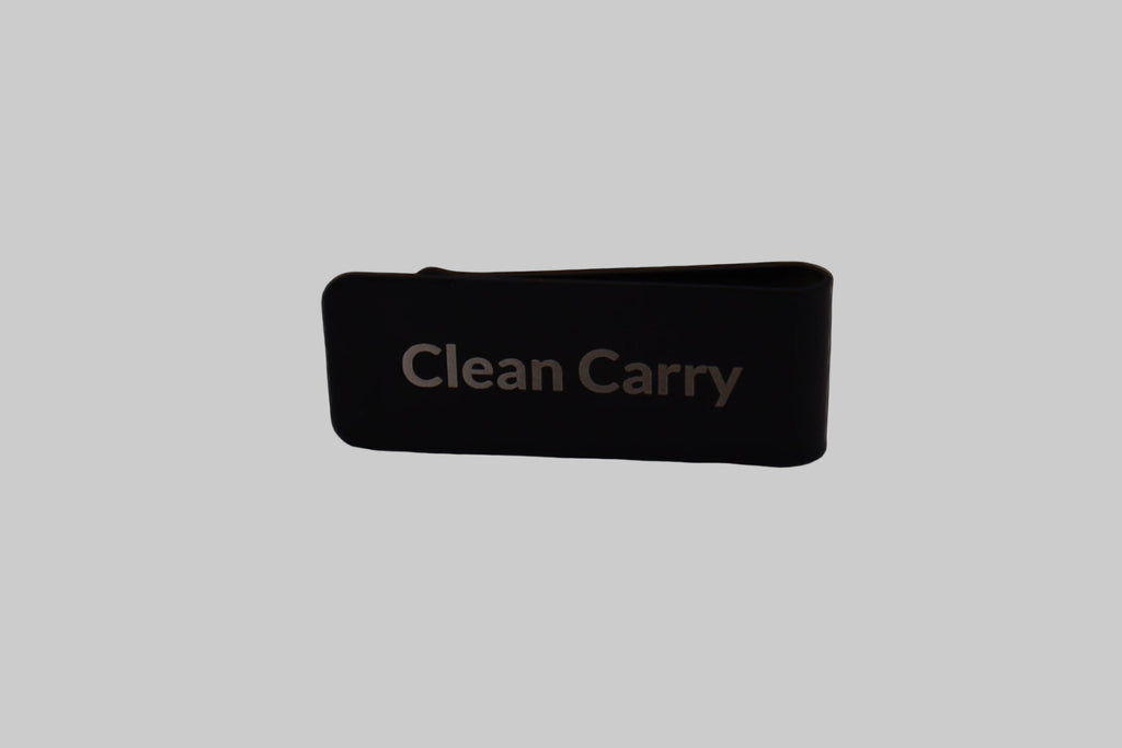 Matte Black Stainless Steel Money Clip – Blank, Pre-Engraved, or Custom