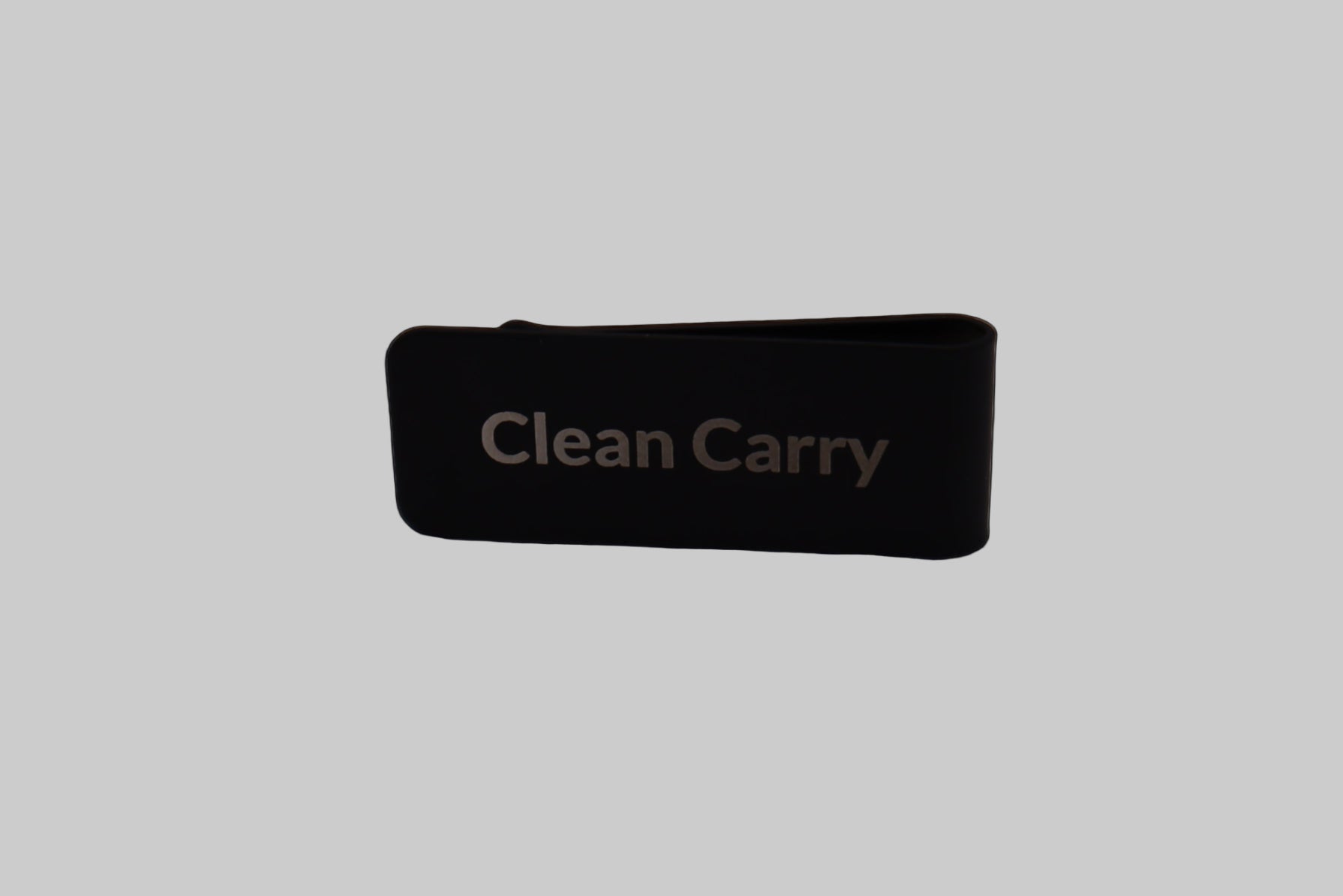 Matte Black Stainless Steel Money Clip – Blank, Pre-Engraved, or Custom
