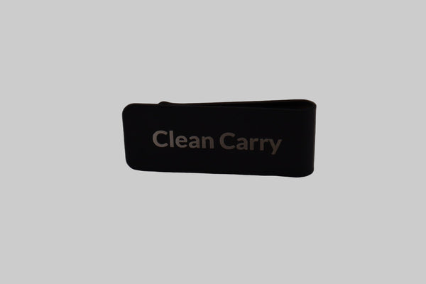 Matte Black Stainless Steel Money Clip