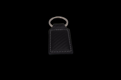 Black Carbon Fiber Keychain