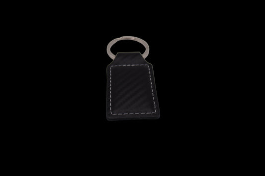 Black Carbon Fiber Keychain