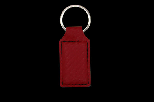 Red Carbon Fiber Key Chain