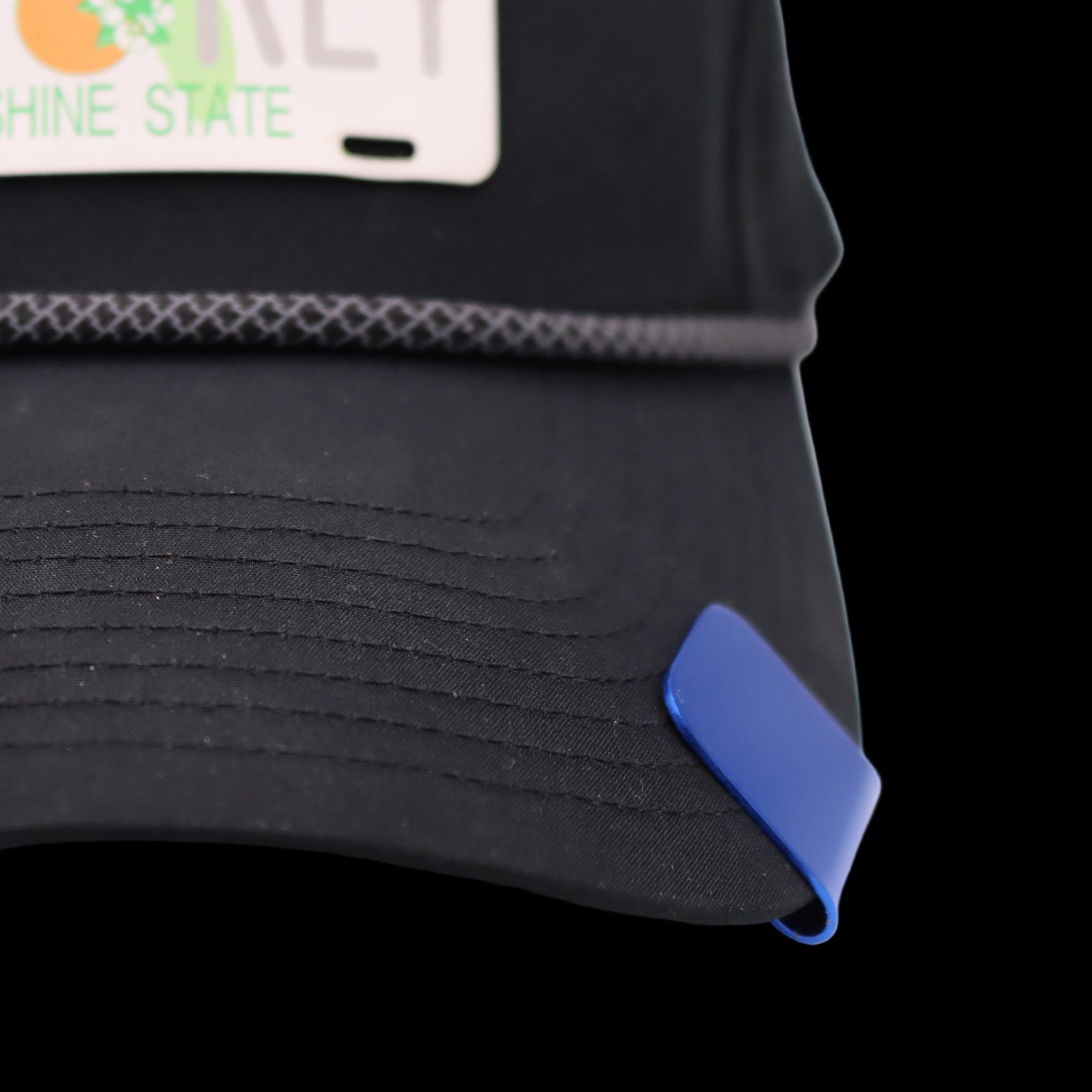 Blue Hat Brim Clip