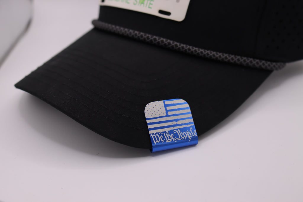 Blue Hat Brim Clip