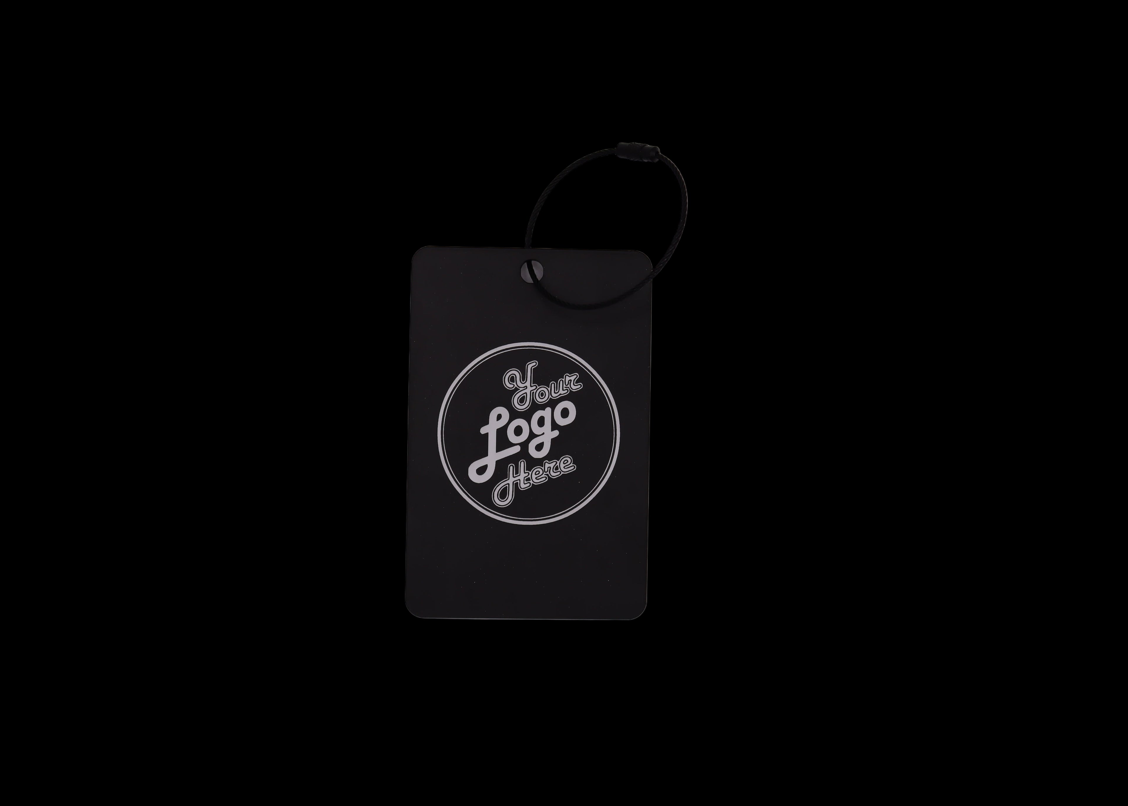 Custom Engraved Black & Sliver Acrylic Golf Bag Tags