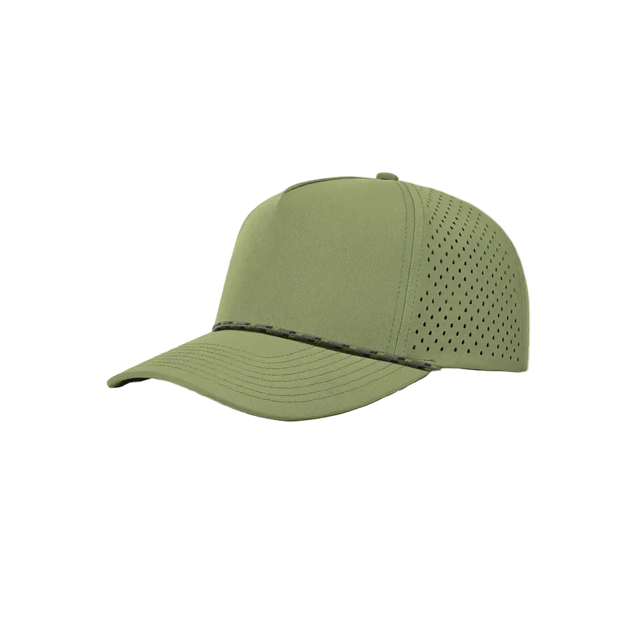 OD Green & Green Rope 5-Panel Performance Golf Hat