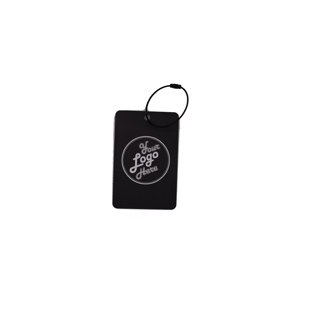 Acrylic Golf Bag Tags - Black & White