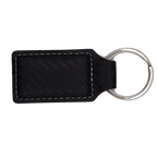 Black Carbon Fiber Keychain