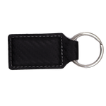 Black Carbon Fiber Keychain
