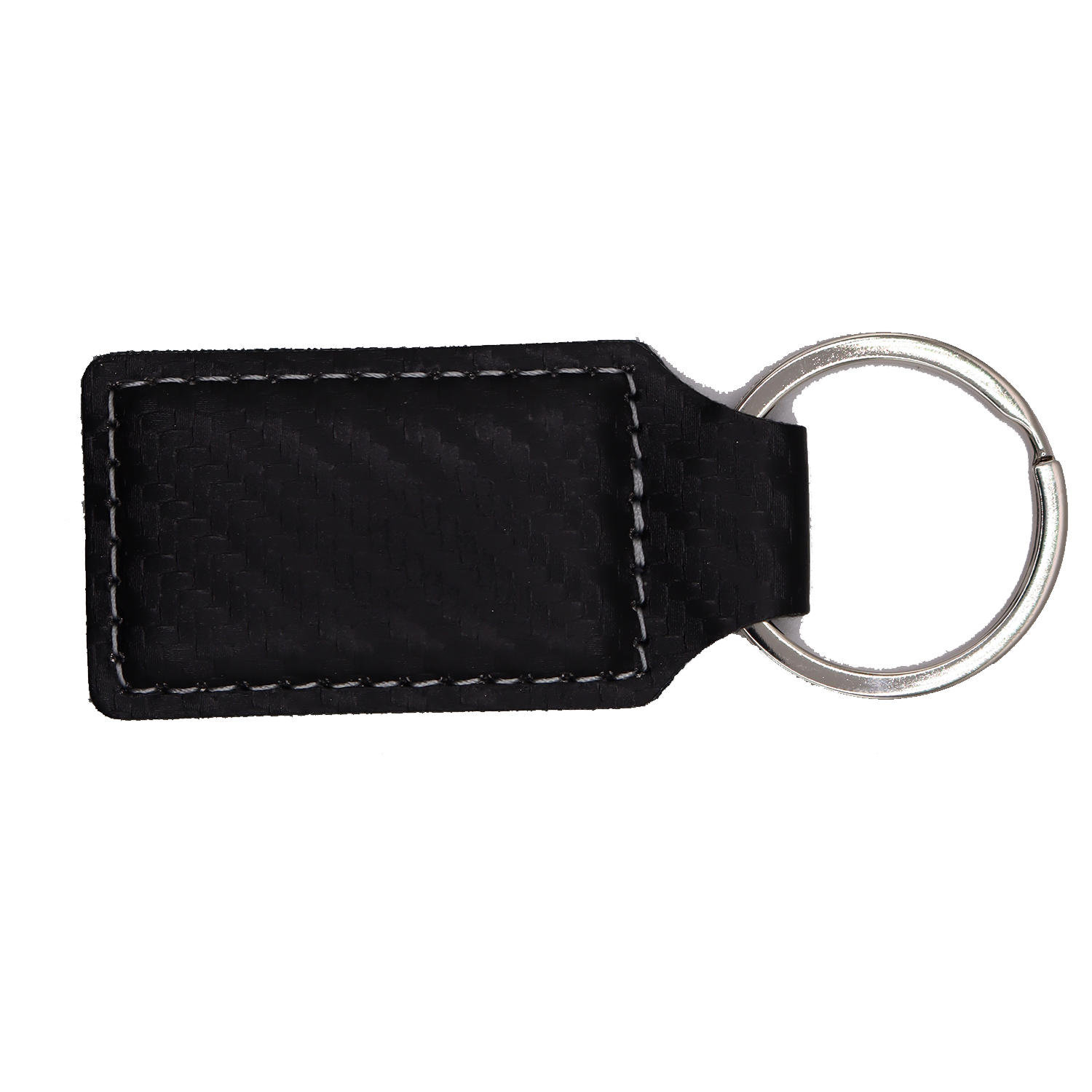 Black Carbon Fiber Keychain