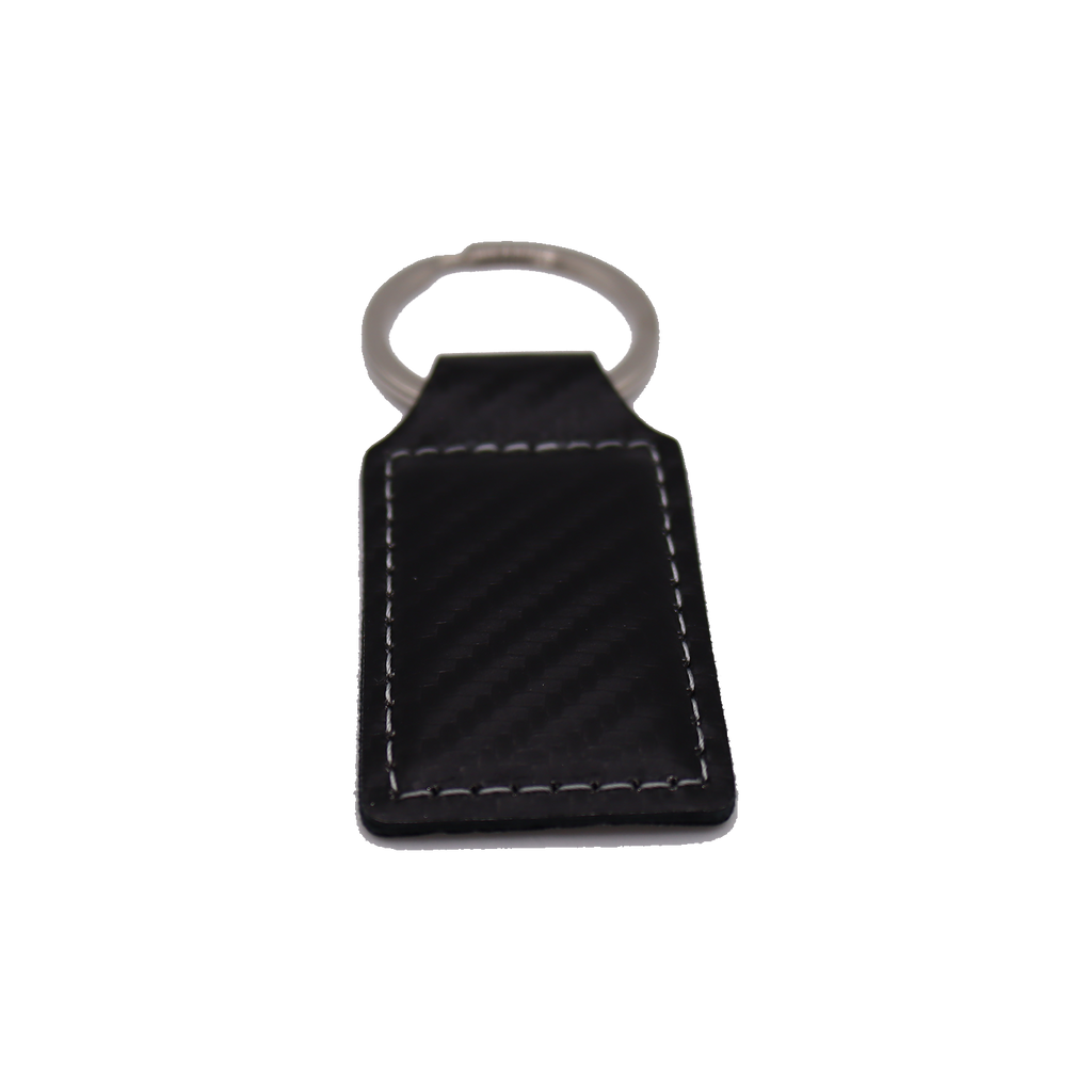 Black Carbon Fiber Keychain