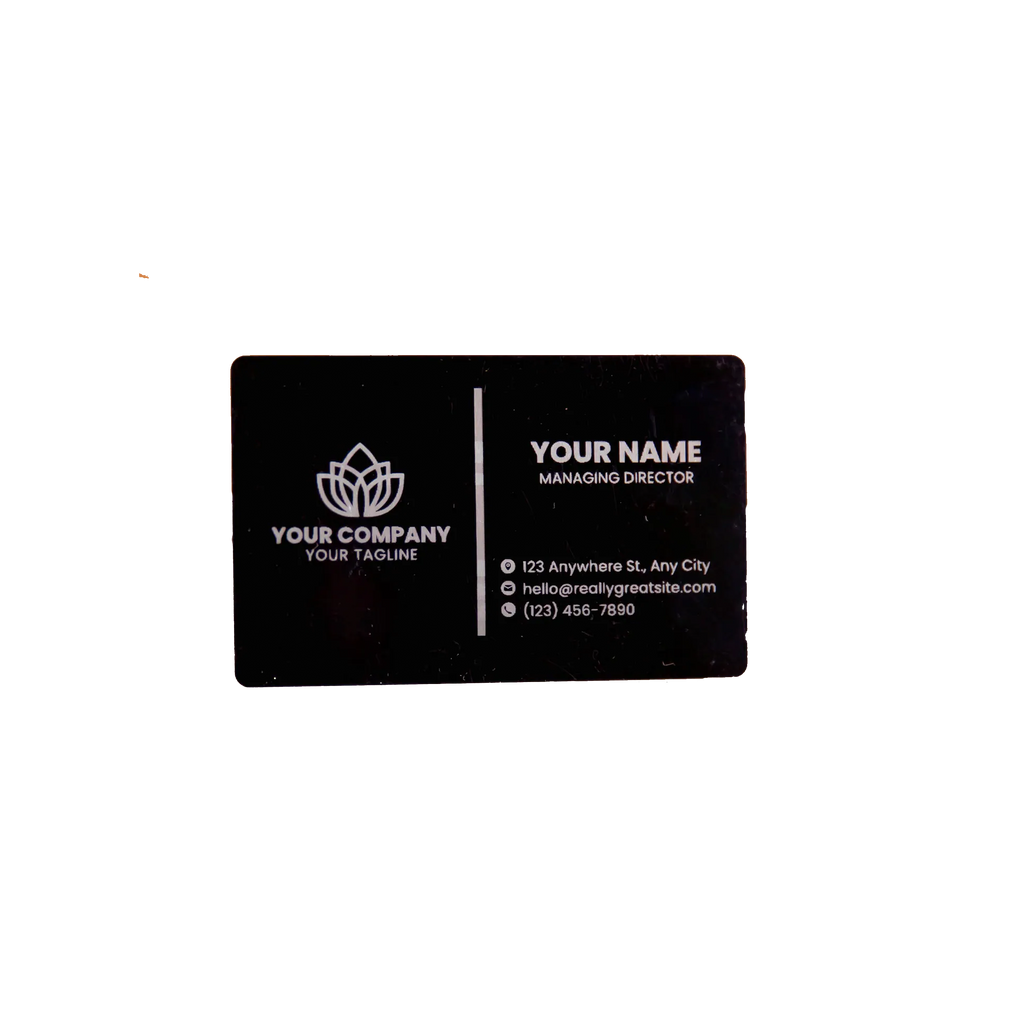 Premium Metal Engraved Business Cards