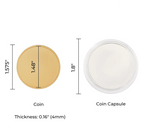 Custom Brass Coin – 1.6" Diameter, 4mm Thick