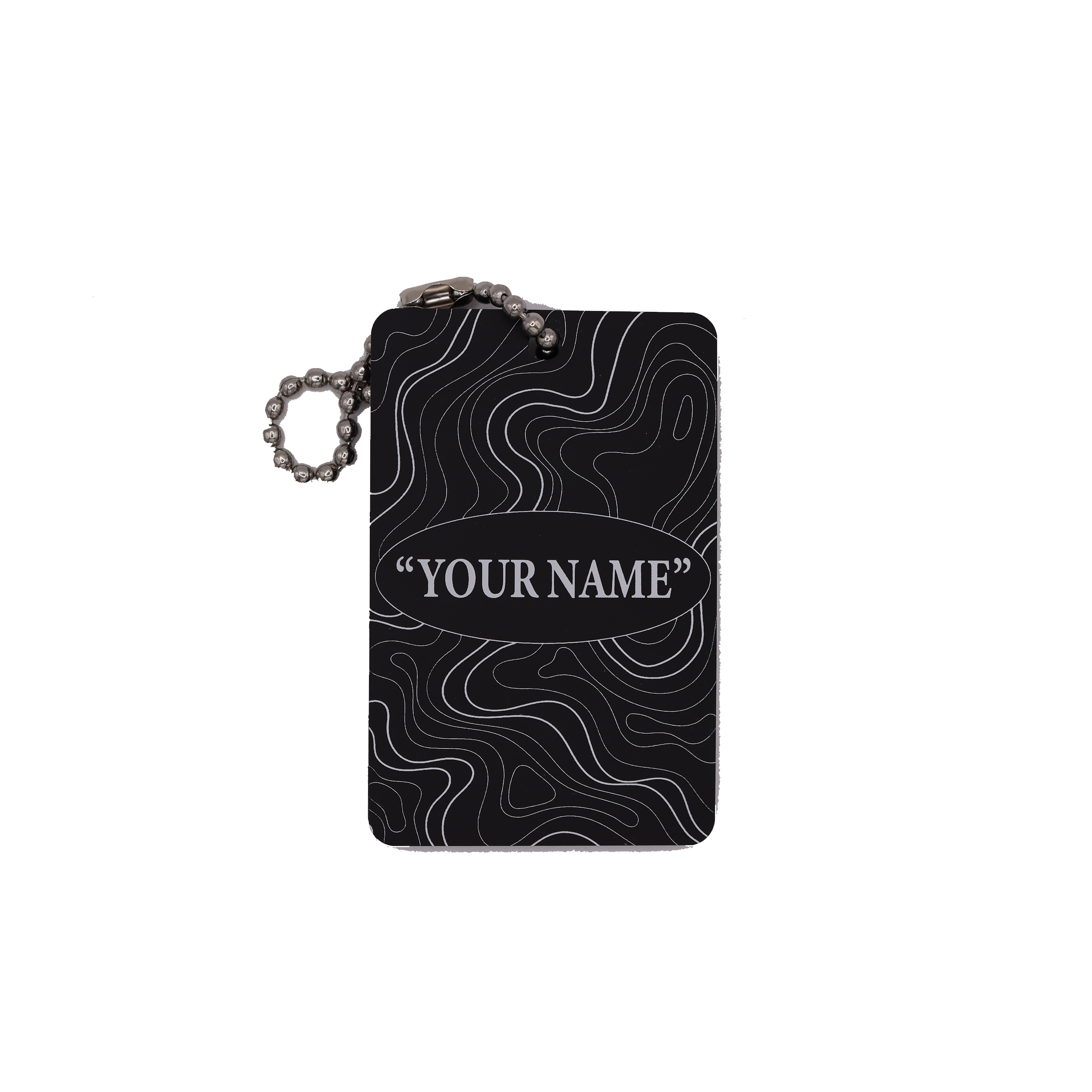 Golf Bag Tag (topographic lines)