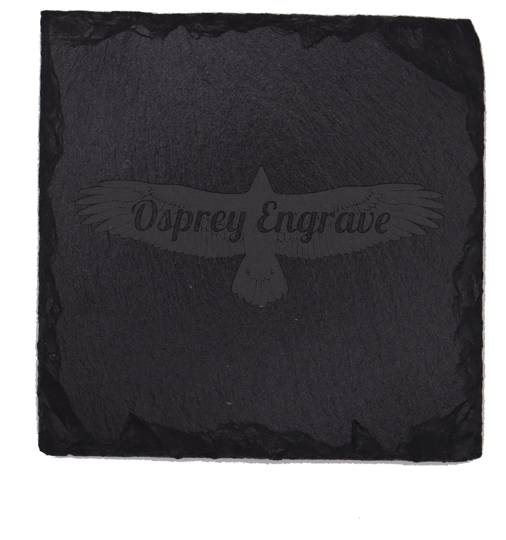 Personalized Slate Coasters – Round & Square Custom Engraved Designs