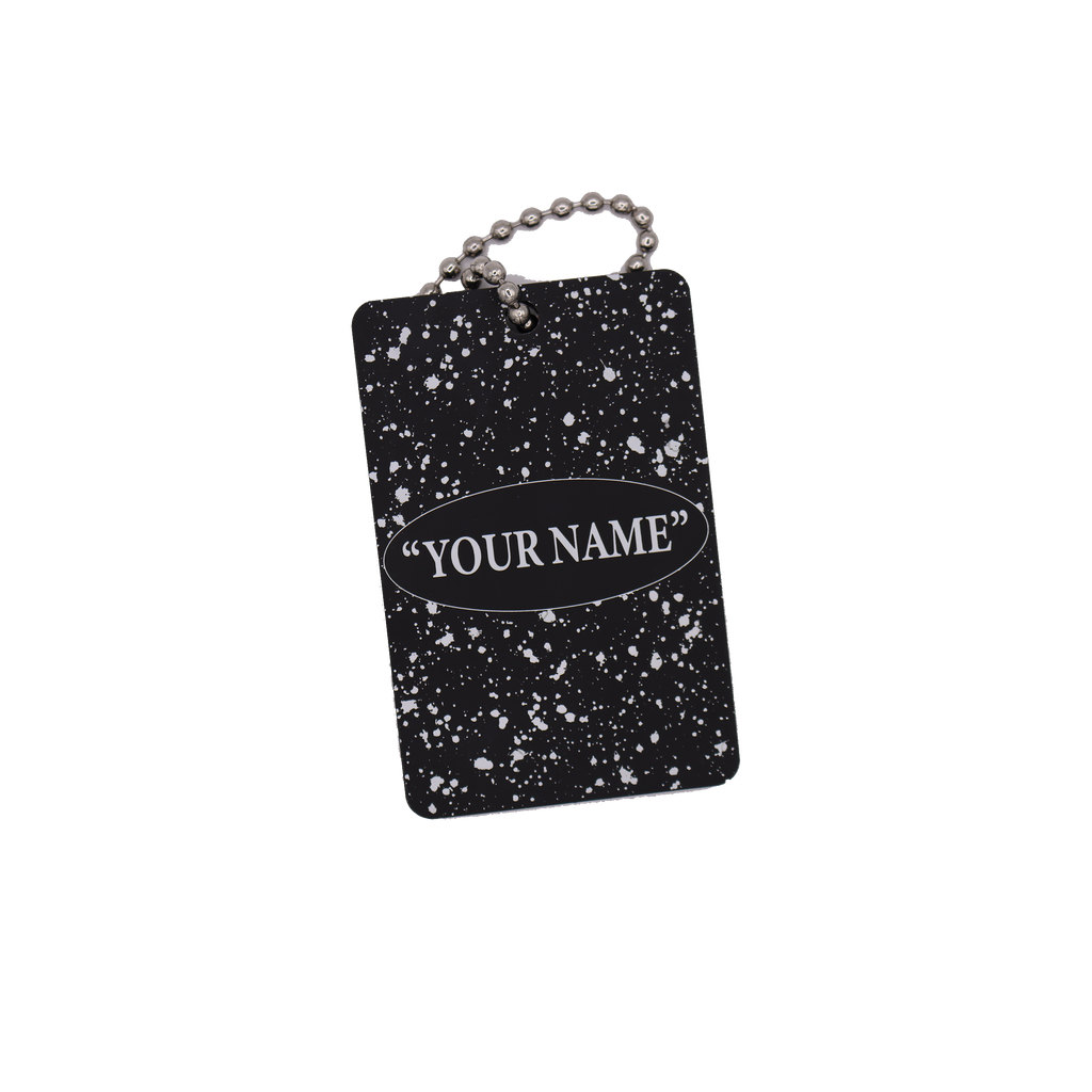 Golf Bag Tag (Paint Splatter Texture)
