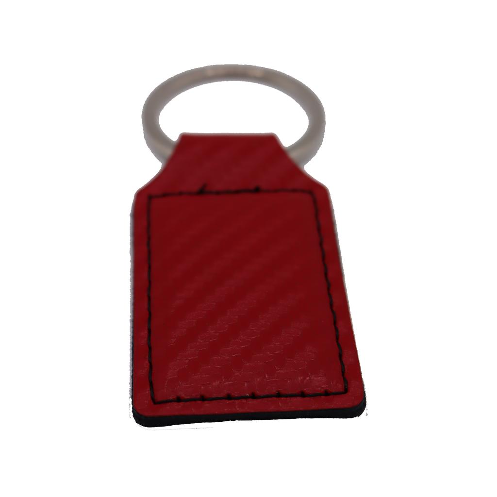 Red Carbon Fiber Key Chain