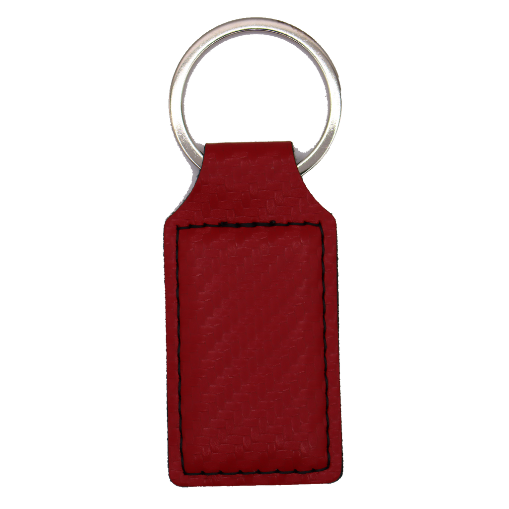 Red Carbon Fiber Key Chain